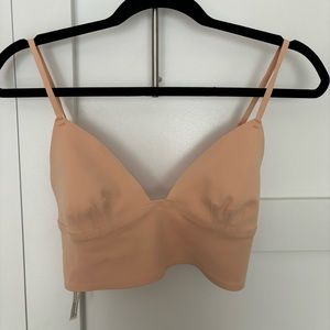 Free People Bralette Excellent Condition Sage Longline Neo Worn 1x